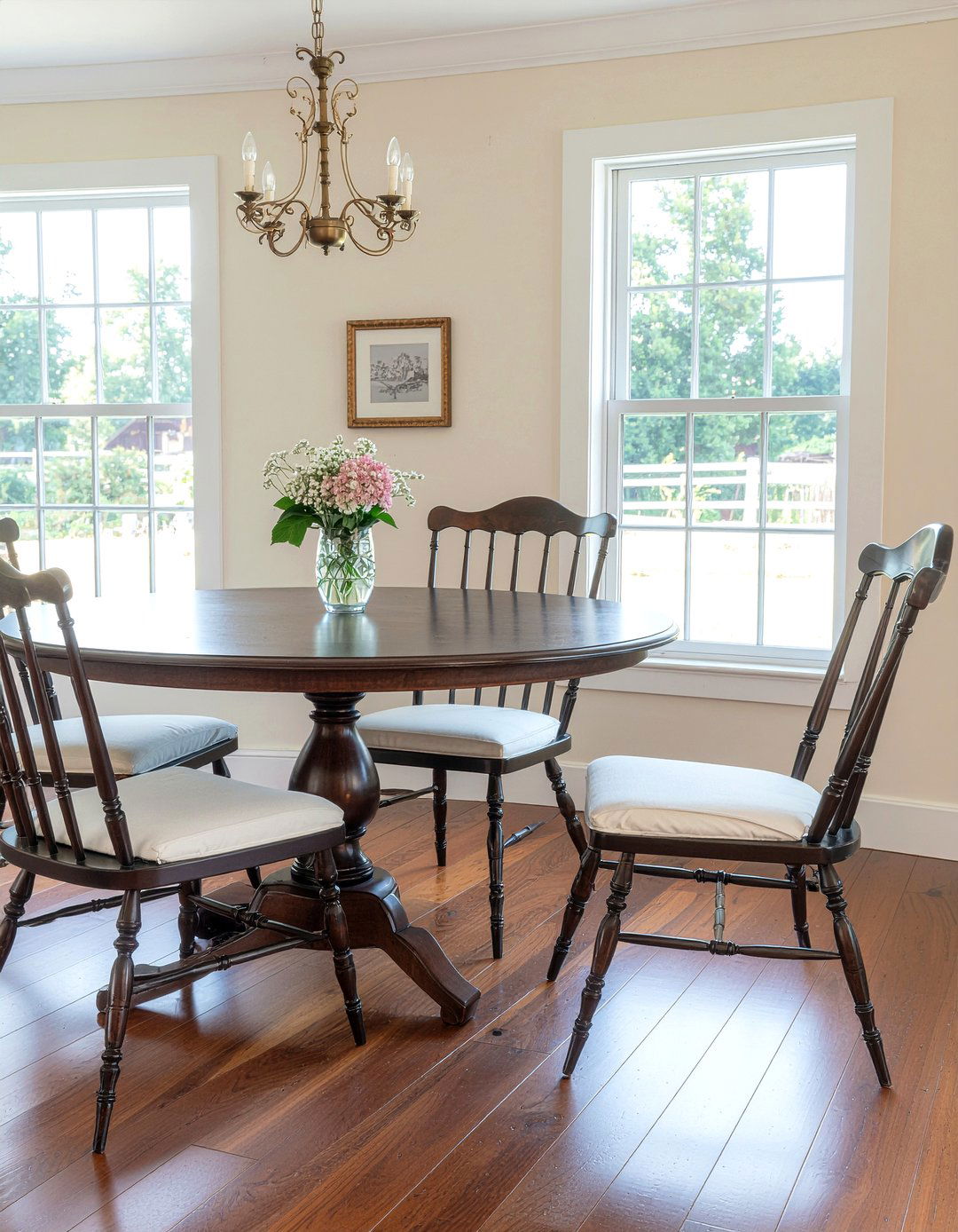 Windsor Chair Dining Set - 30 colonial dining room ideas