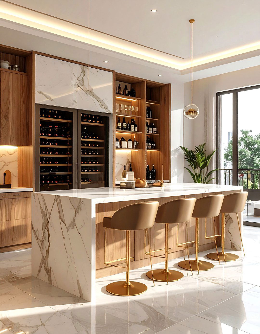 Wine Refrigerator In Kitchen Island - 30 kitchen refrigerator ideas