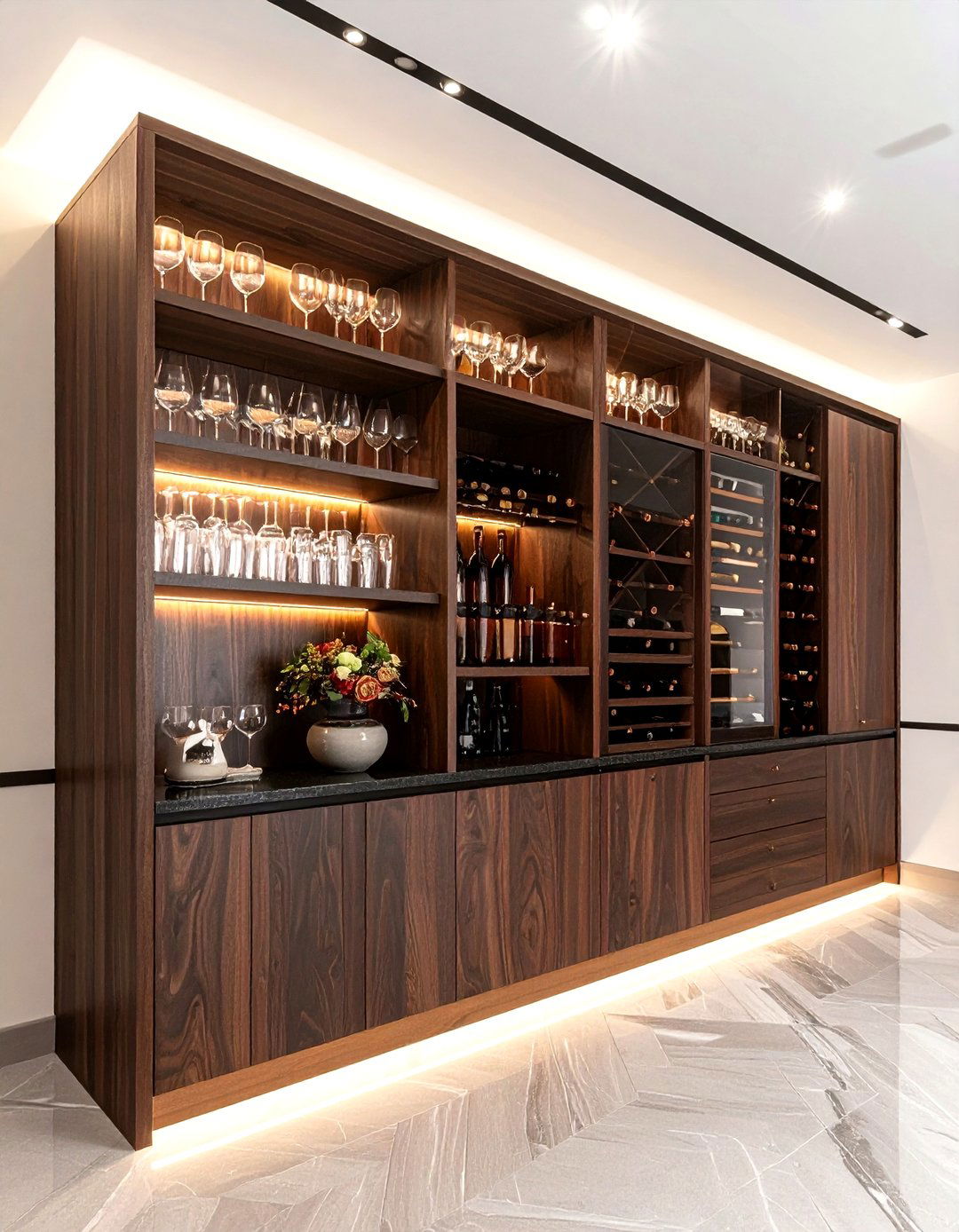 Wine bar cabinet - 30 kitchen furniture settings