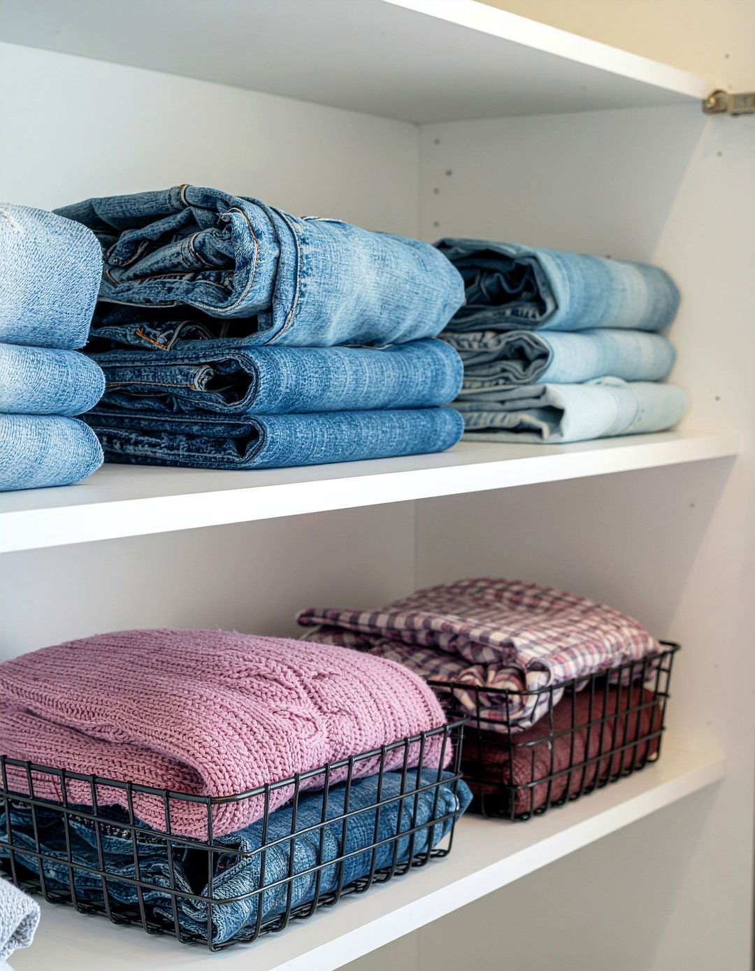 Wire Closet Storage Baskets - 30 bedroom storage baskets