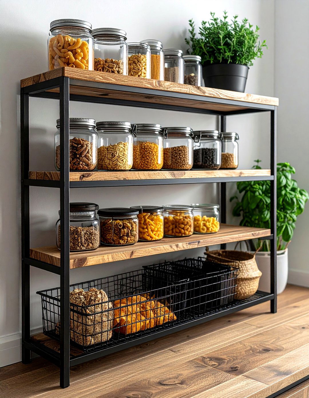 Wire Pantry Basket - 30 storage basket ideas