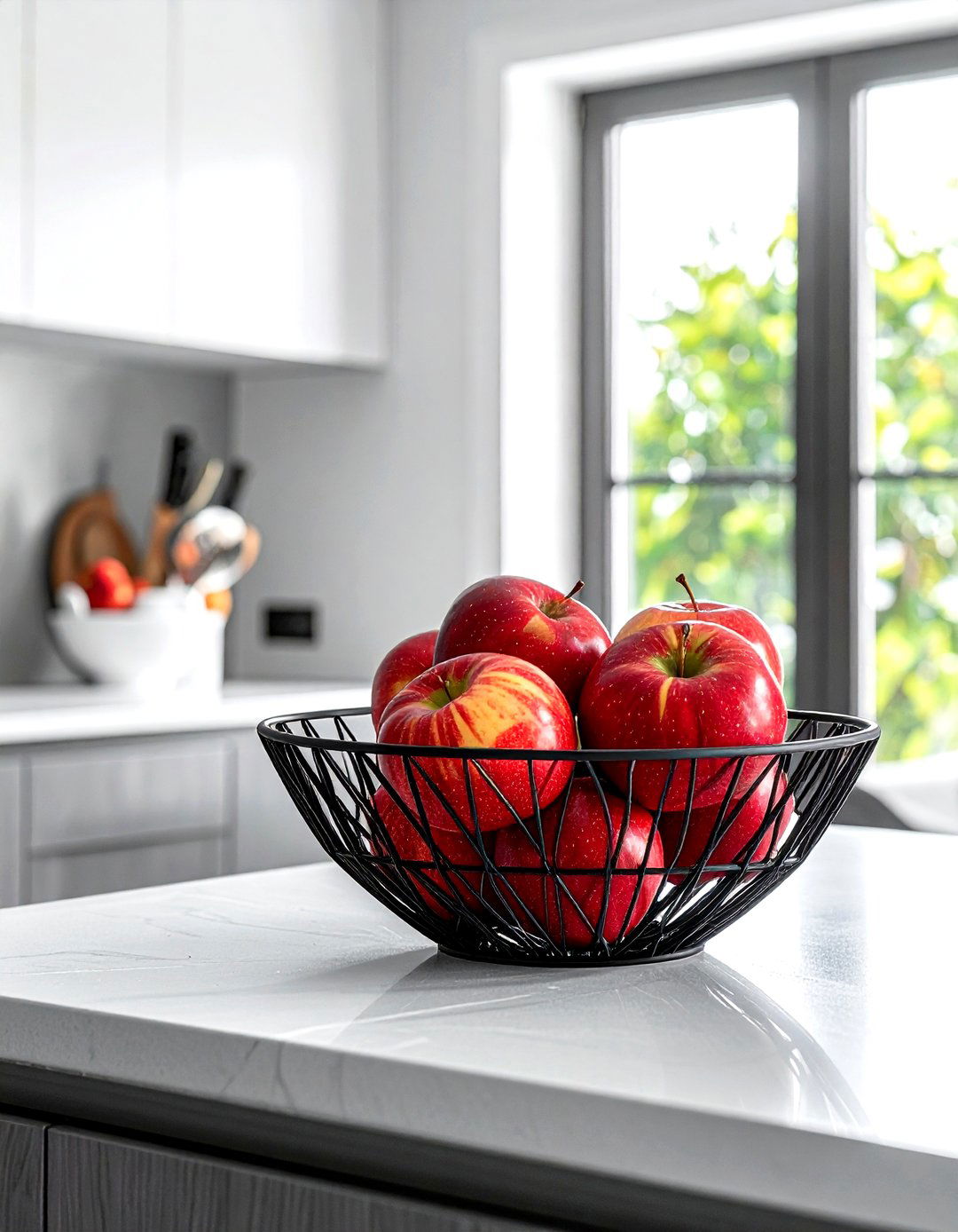 Wire fruit bowl - 30 kitchen fruit bowl ideas
