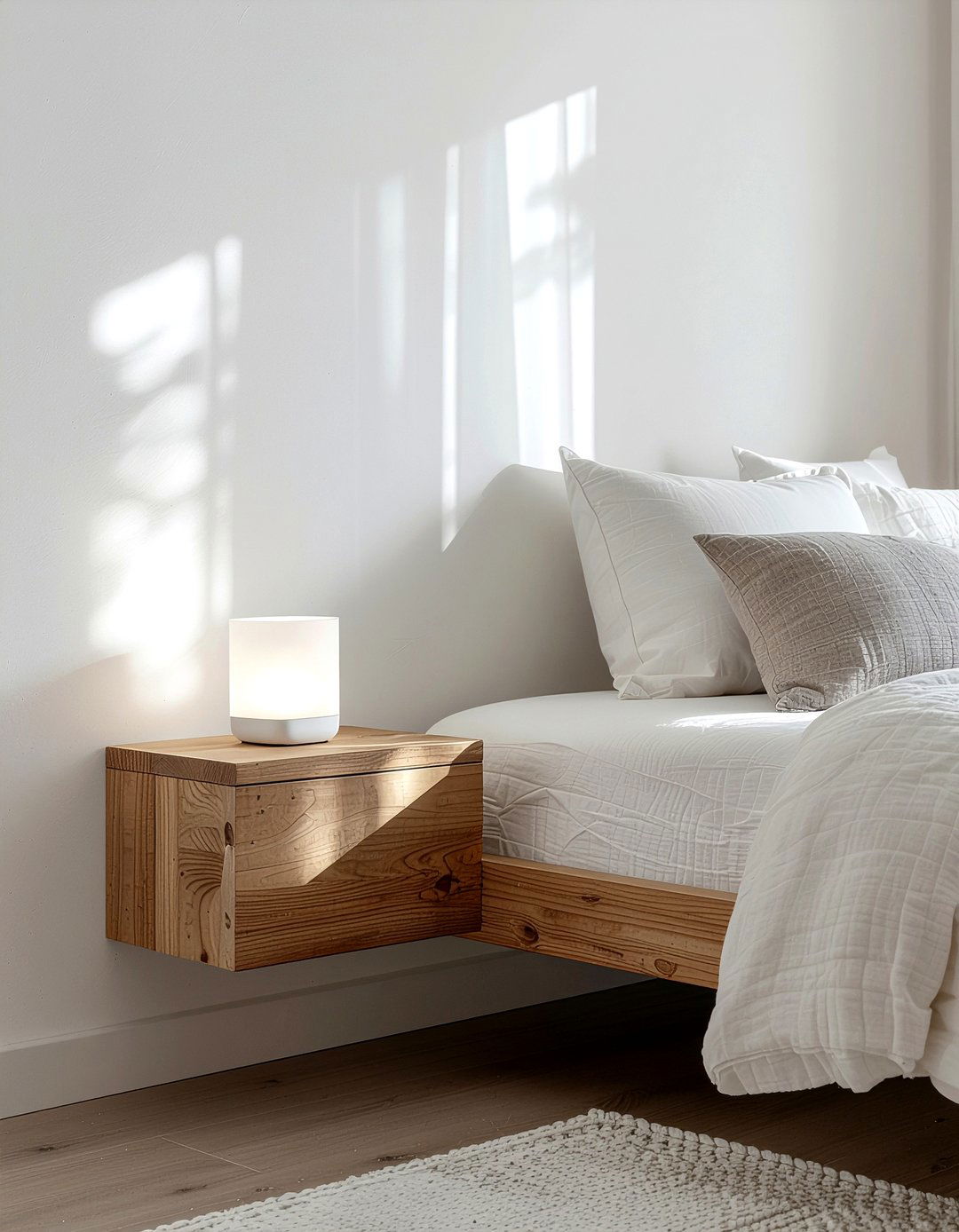 Wireless Bedside Light - 30 bedroom task lighting ideas