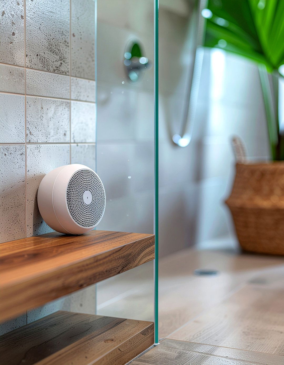 Wireless shower speaker suction cup - 30 bathroom sound system ideas