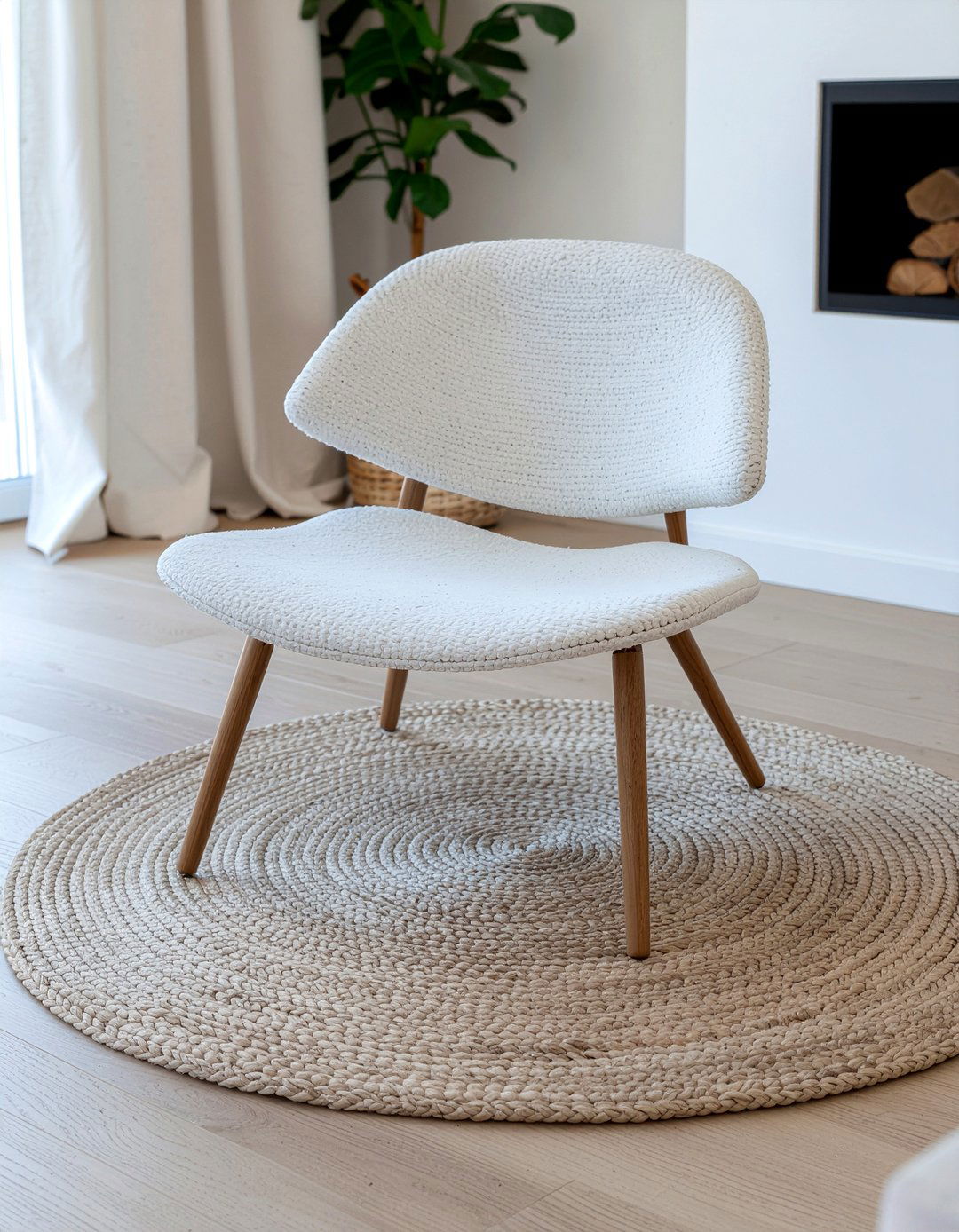Wishbone Chair And Round Rug - 30 living room wishbone chair ideas