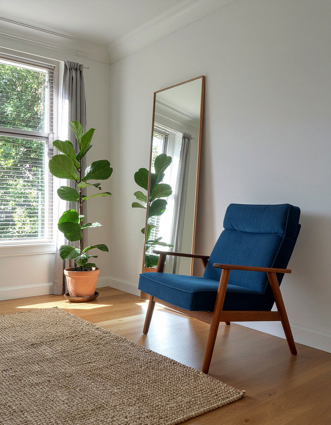 Wishbone Chair Corner - 30 living room wishbone chair ideas