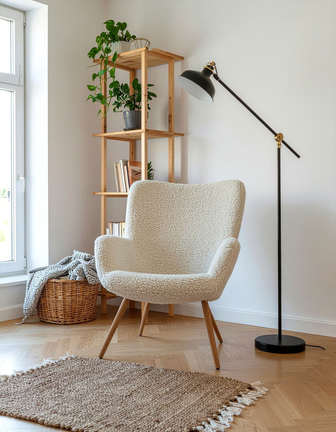 Wishbone Chair Reading Nook - 30 living room wishbone chair ideas