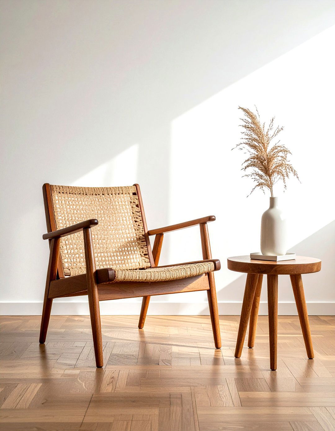 Wishbone chair - 30 living room reading chair ideas