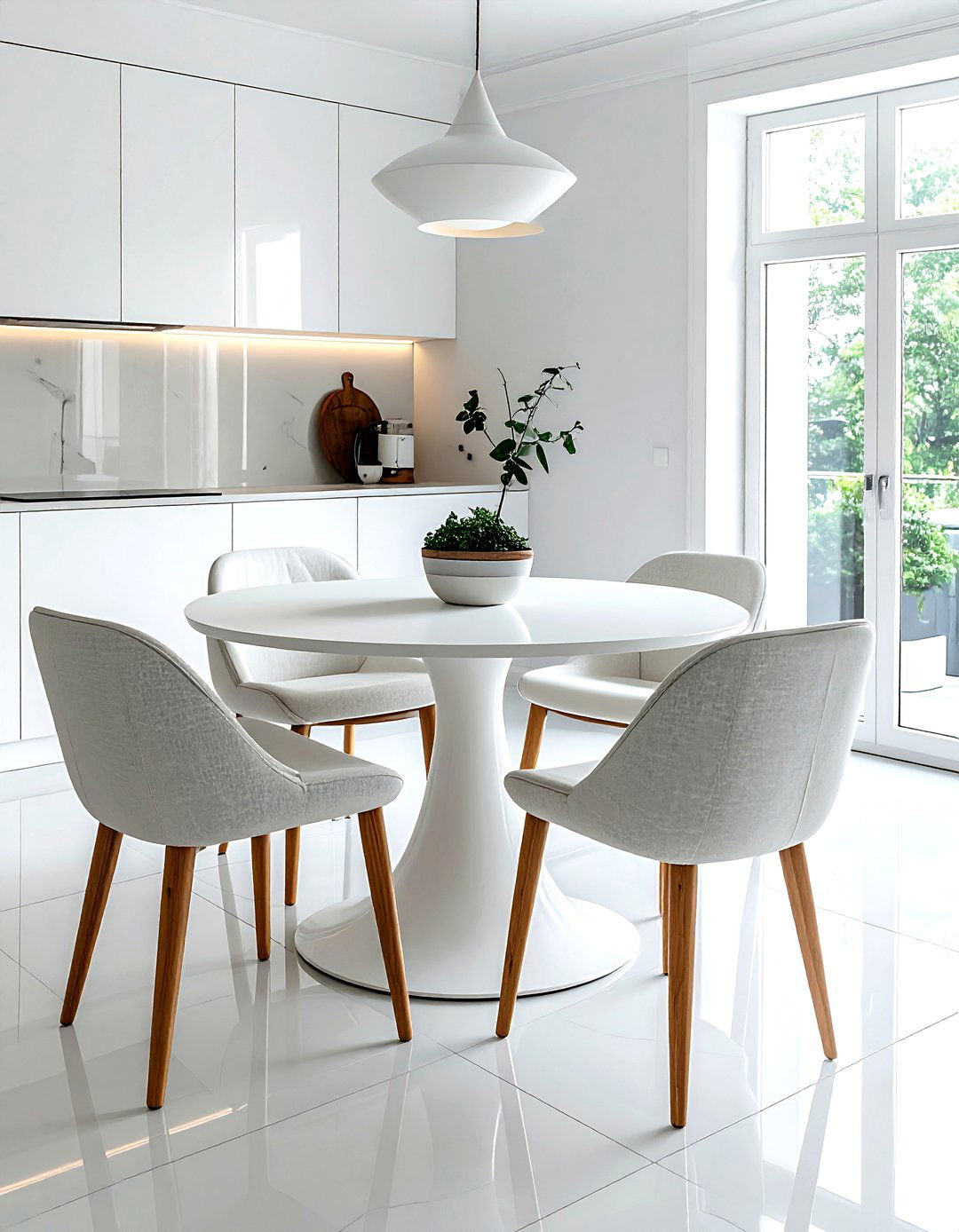 Wishbone chair round table - 30 wishbone dining chair ideas