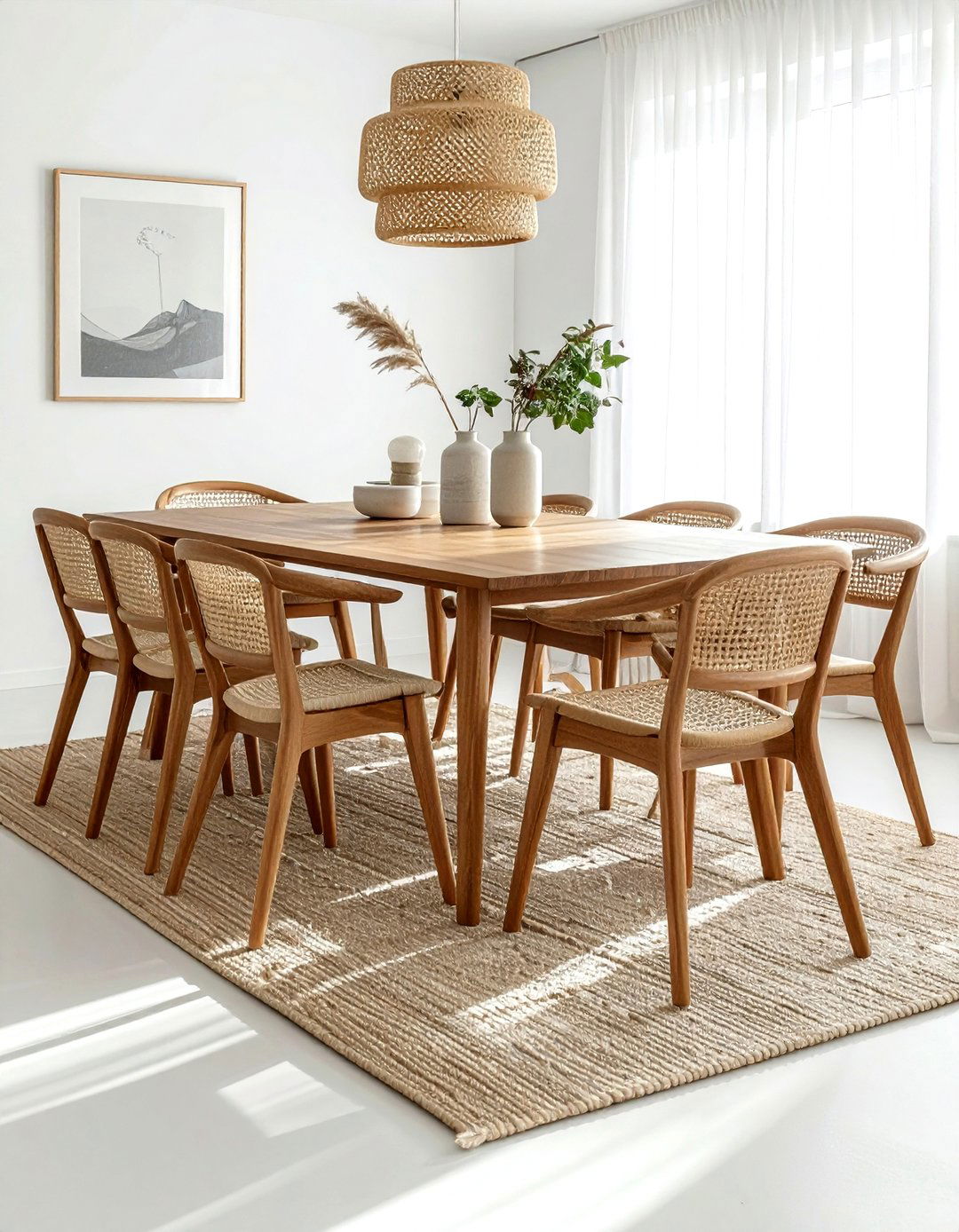 Wishbone chair set - 30 mid-century modern dining room ideas