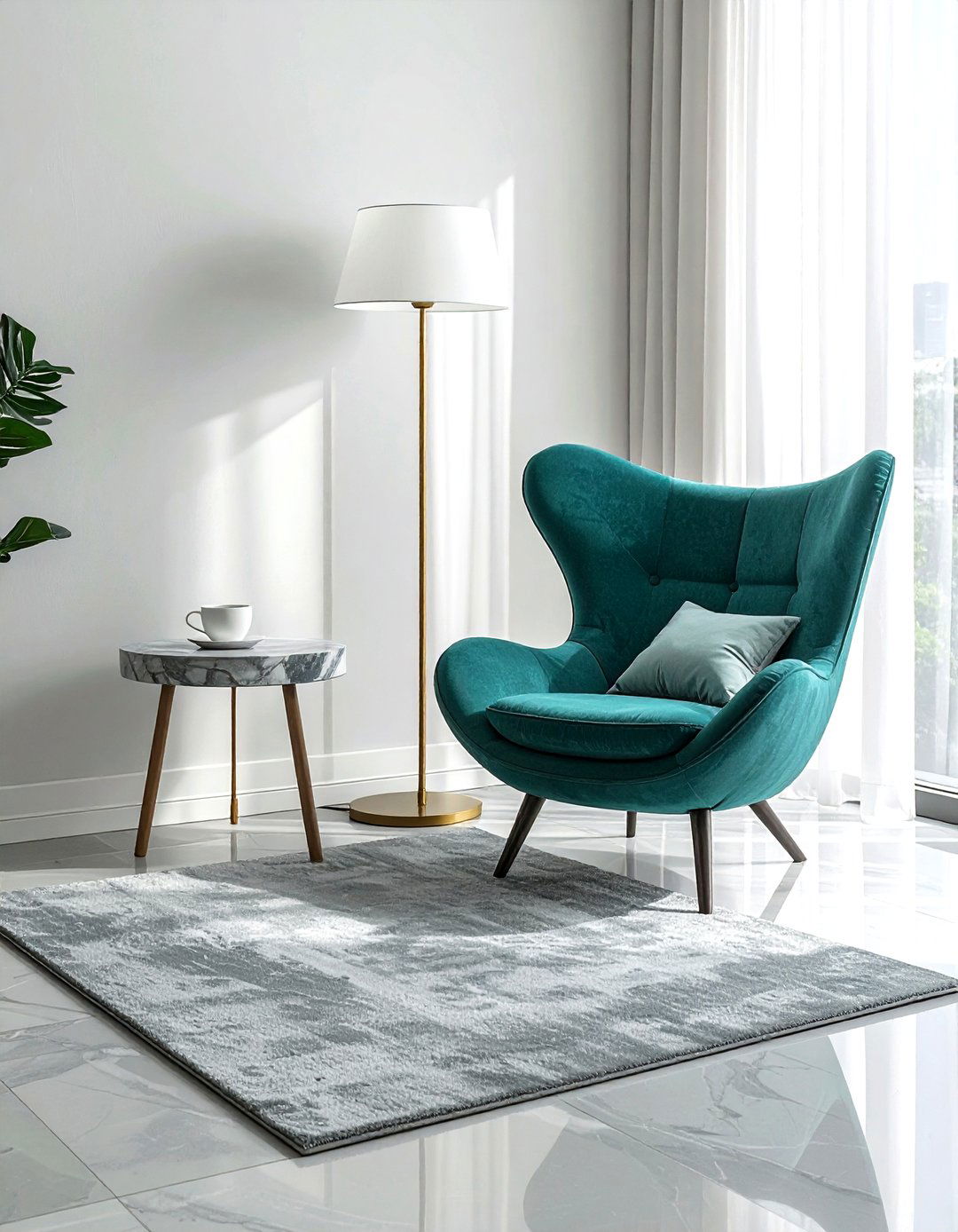 Womb Chair With Side Table - 30 living room womb chair ideas