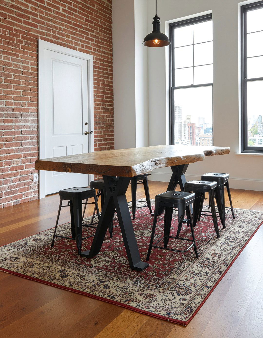 Wood And Metal Dining Table - 30 New York dining room ideas