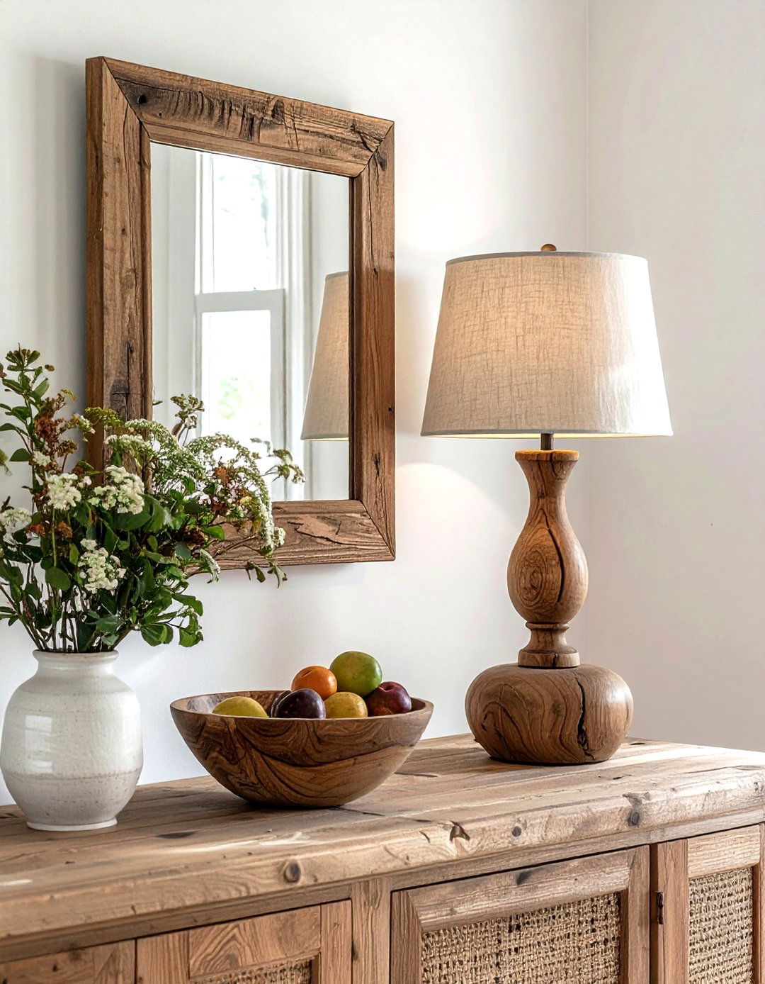 Wood Base Lamp - 30 accent lamp ideas