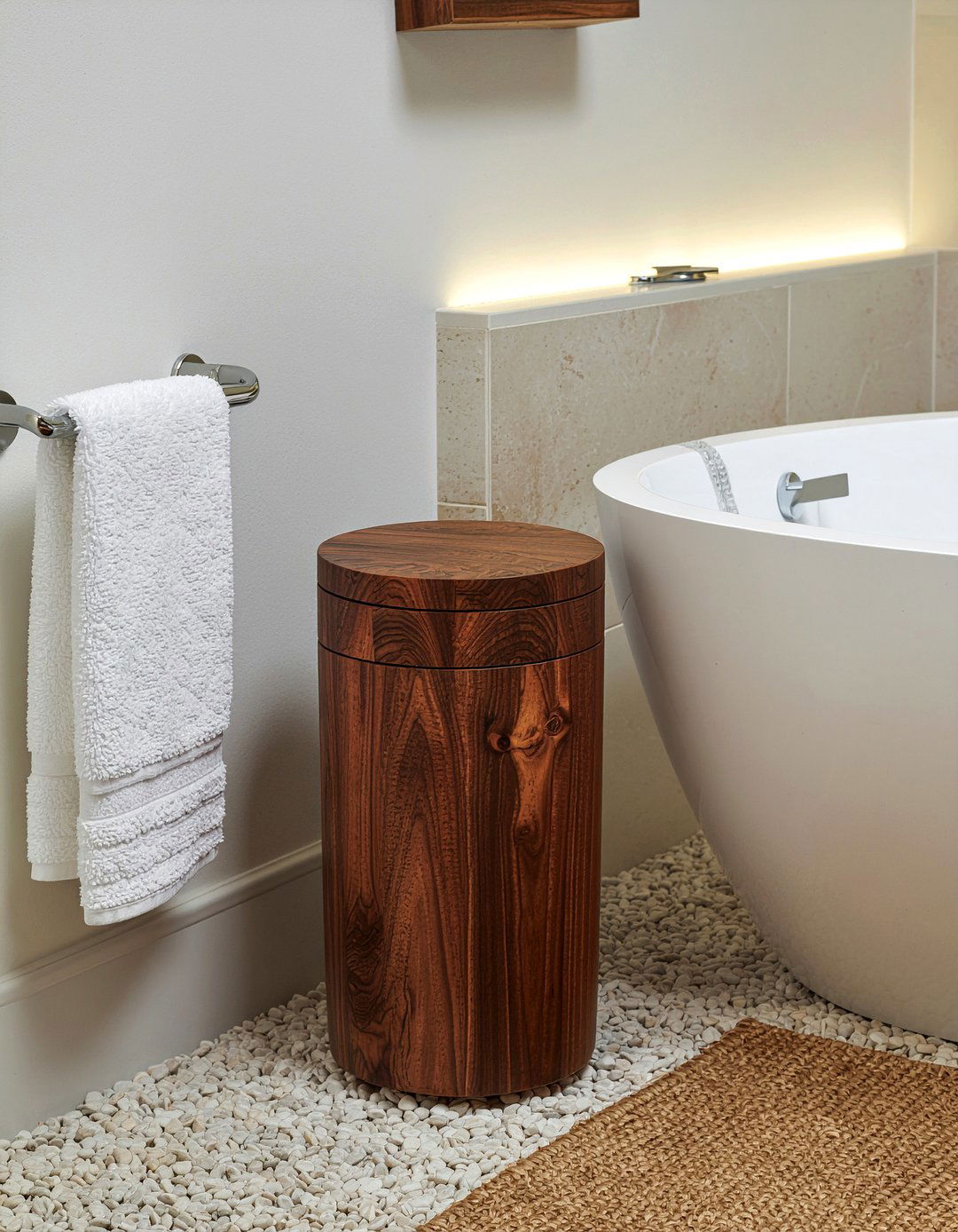 Wood Bathroom Trash Can - 30 bathroom trash can ideas