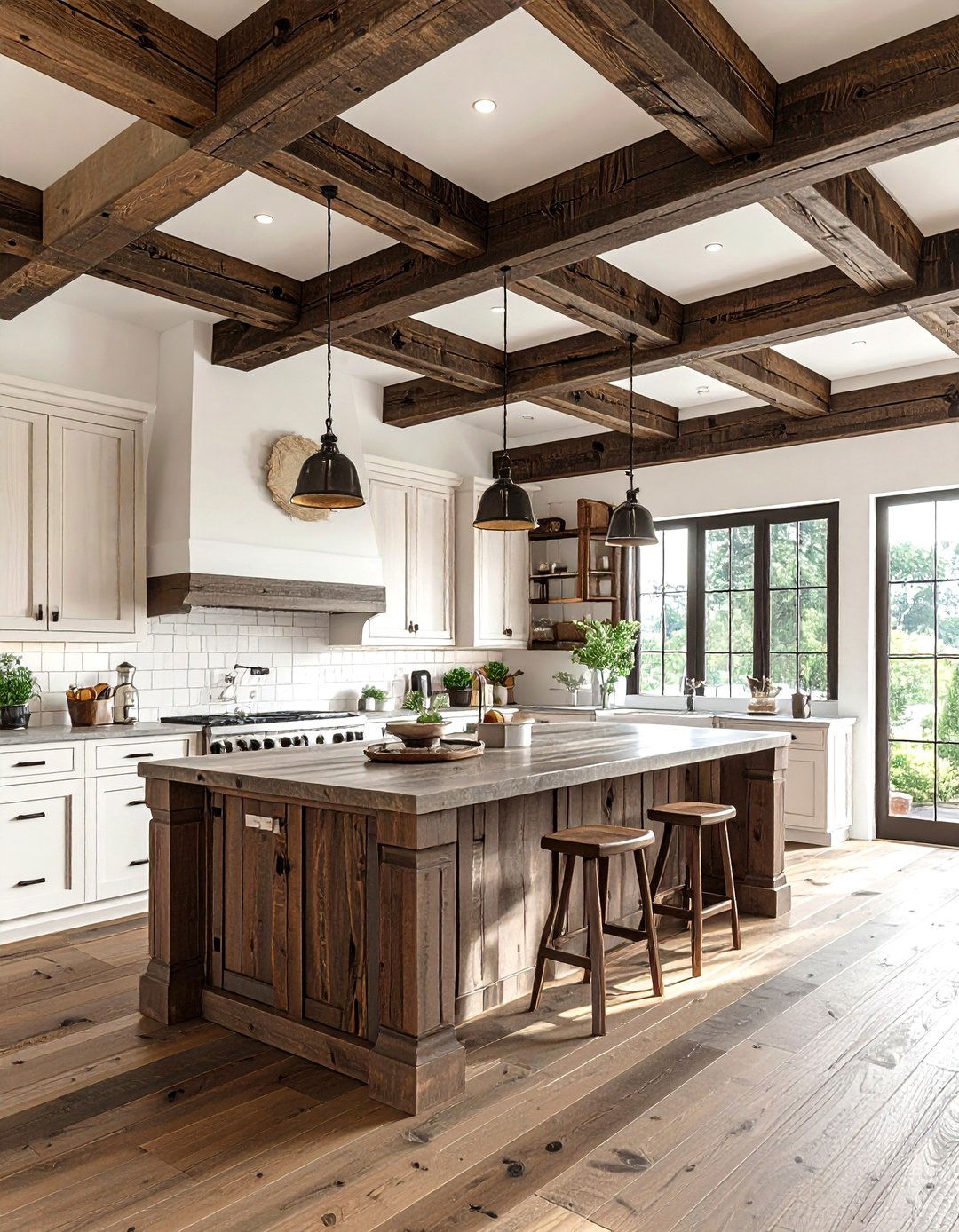 Wood Beam Ceiling - 30 kitchen refresh ideas