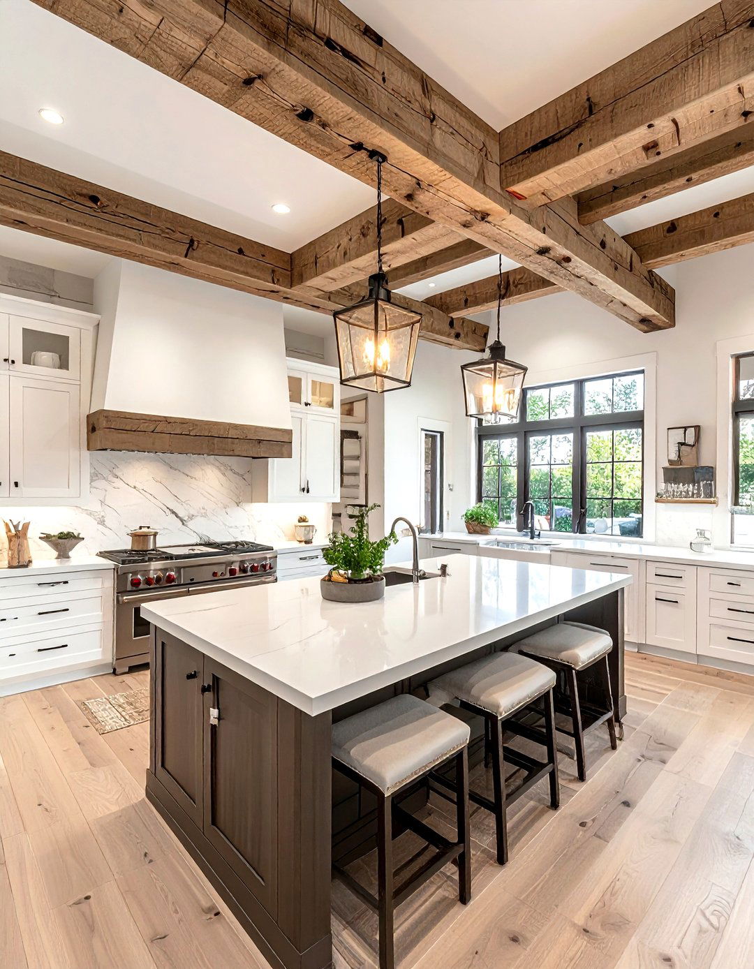 Wood Beam Ceiling - 30 kitchen wishlist ideas