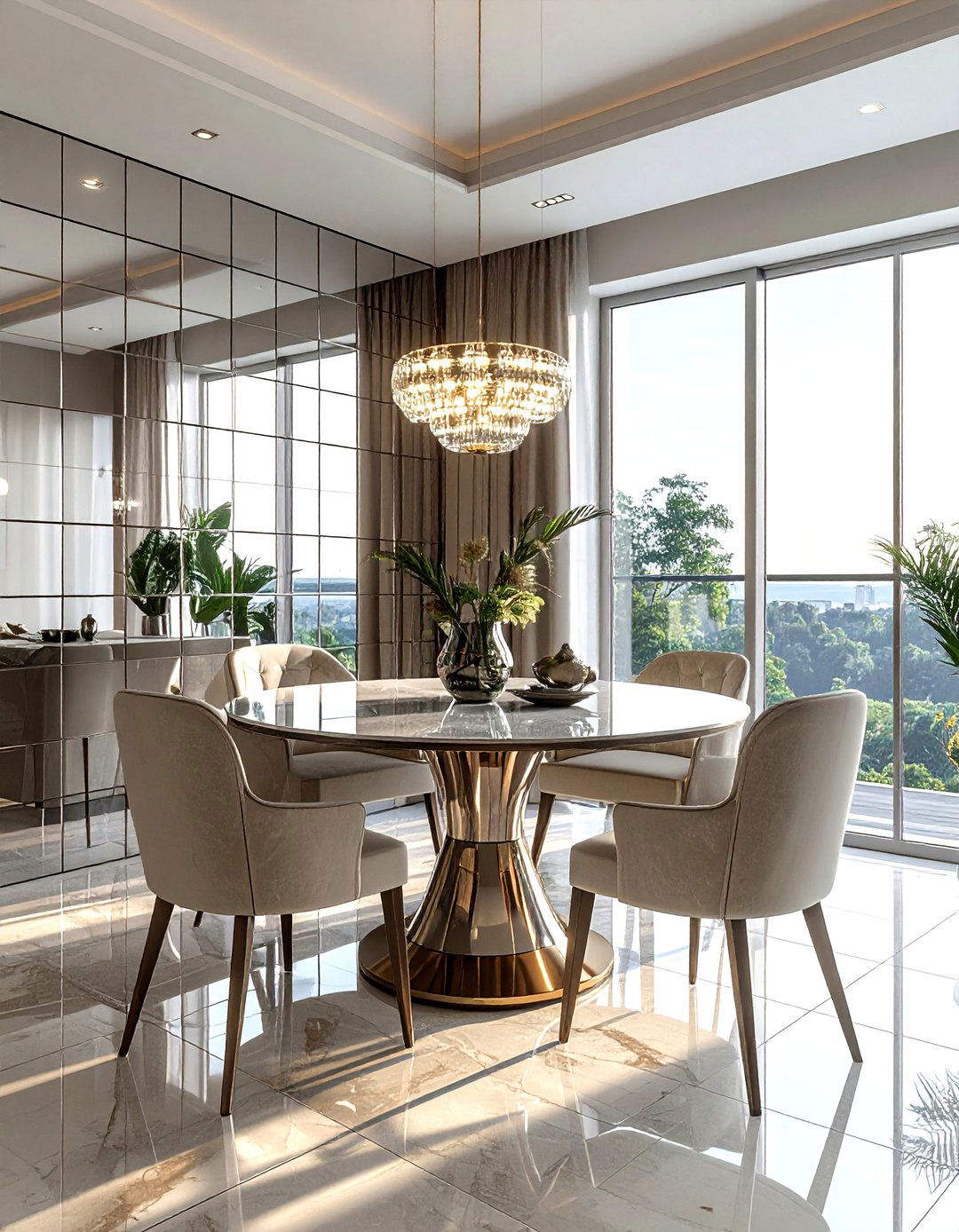 Wood Beam Ceiling Dining - 30 dining room warm settings