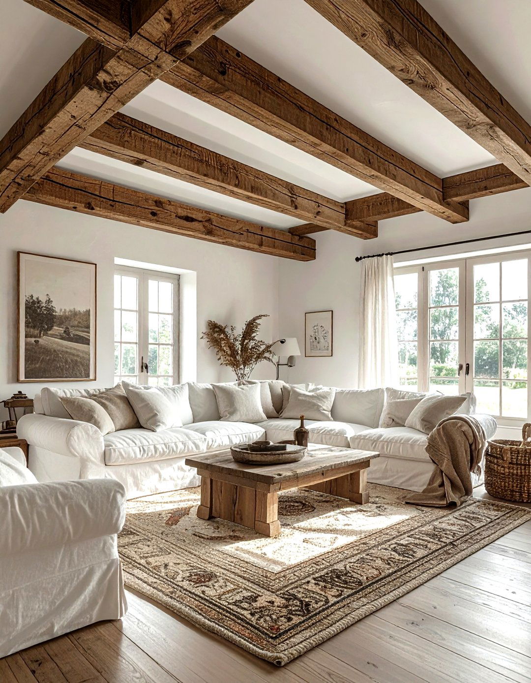 Wood Beam - 30 living room ceiling designs