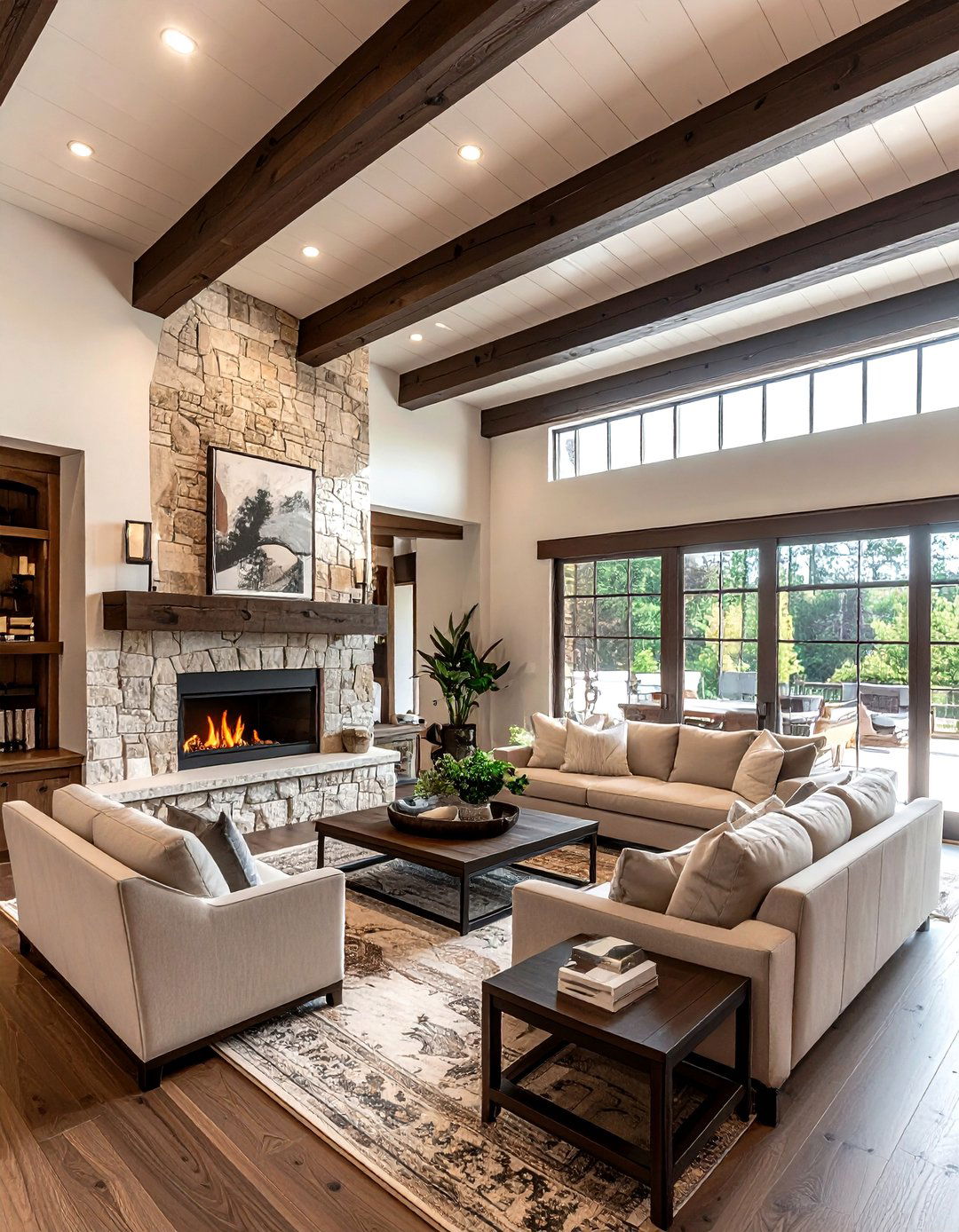 Wood Beams - 30 new build decor ideas