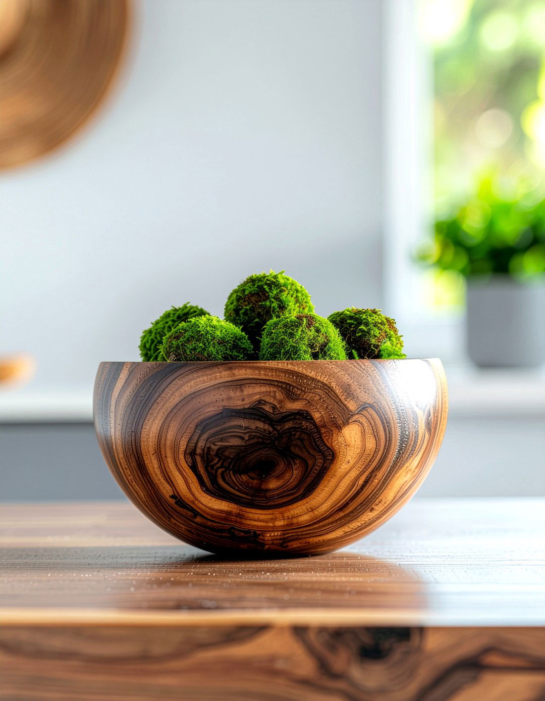 Wood Bowl - 30 dining room centerpiece ideas