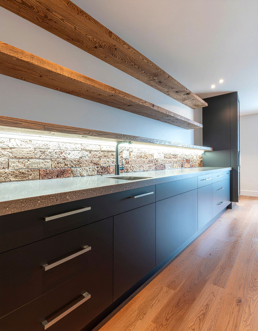 Wood Butlers Pantry Shelves - 30 butler's pantry dining room ideas