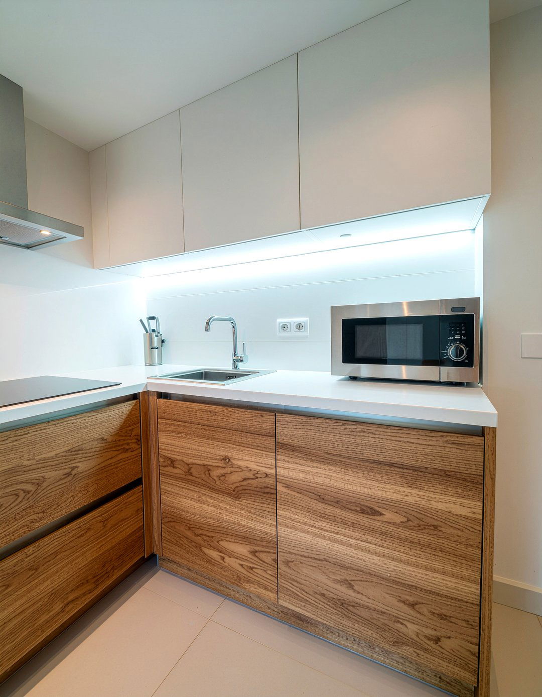 Wood Cabinet Built In Microwave - 30 built-in microwave kitchen ideas