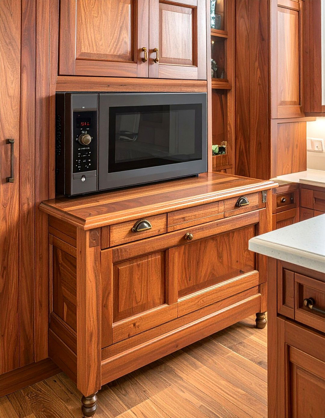 Wood Cabinetry Microwave Drawer - 30 drawer microwave kitchen ideas