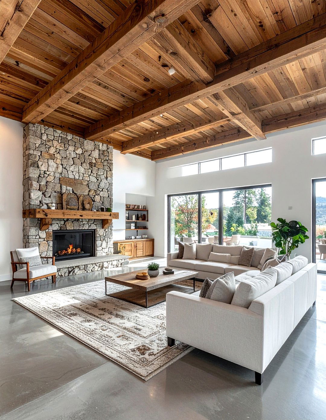 Wood Ceiling Beam - 30 Southwestern home decor ideas