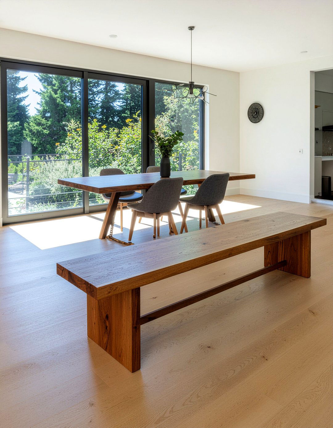 Wood Dining Bench - 30 dining room chair ideas