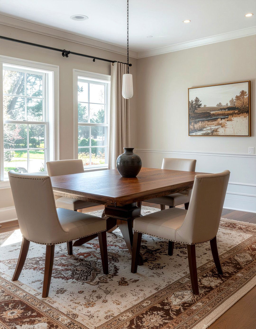 Wood Dining Table - 30 dream dining room ideas