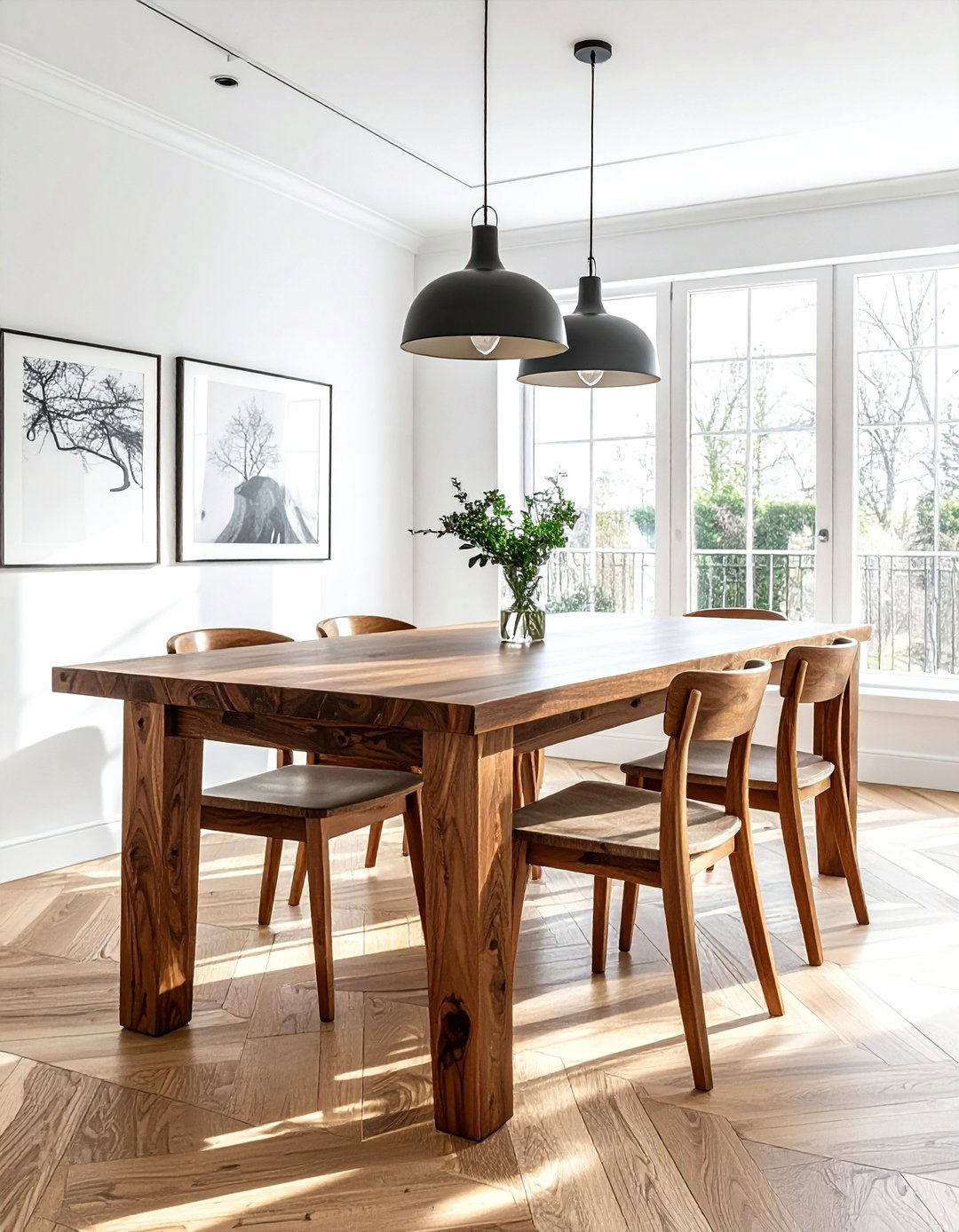 Wood Dining Table - 30 stylist dining room ideas