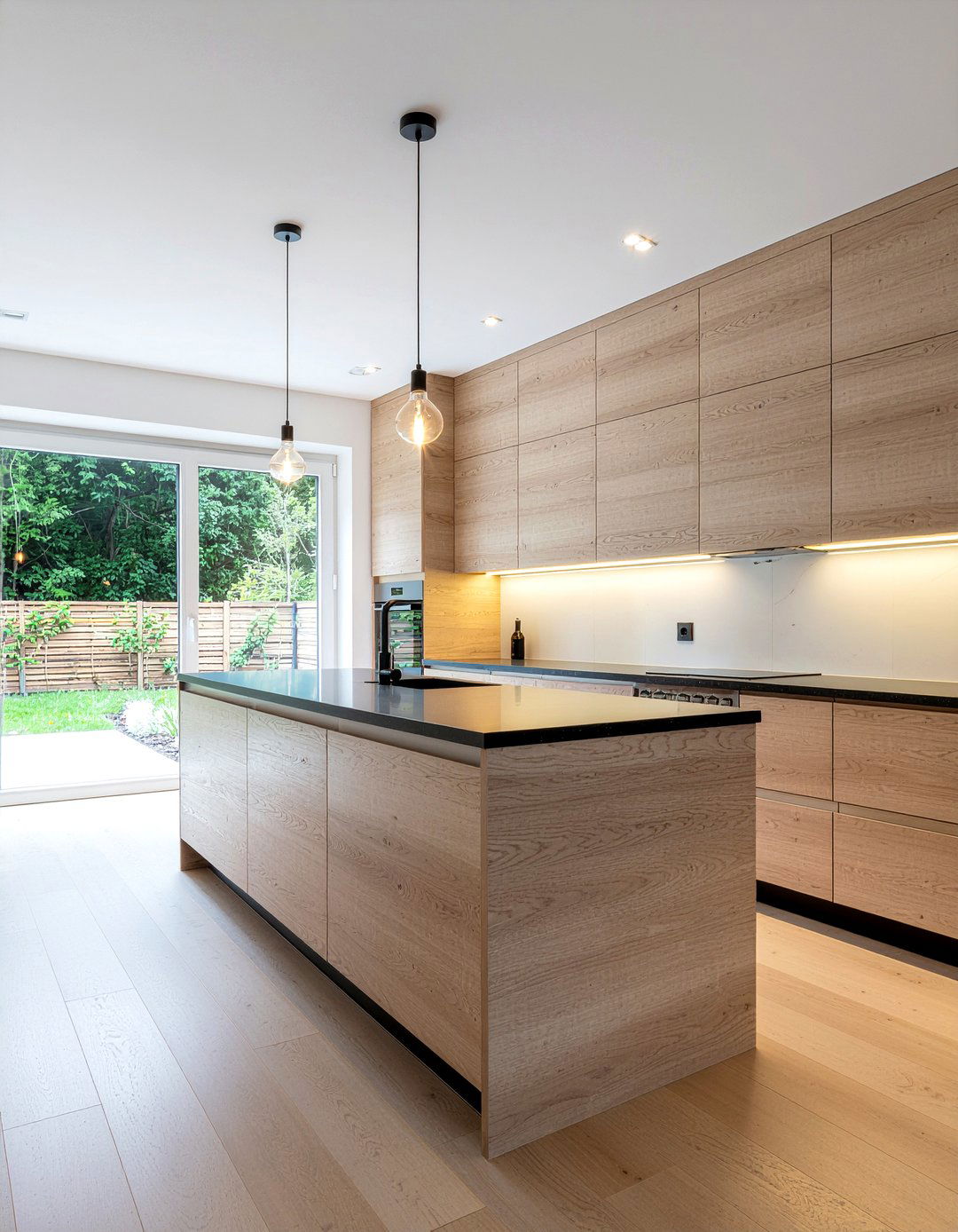 Wood Effect Kitchen - 30 new build kitchen ideas