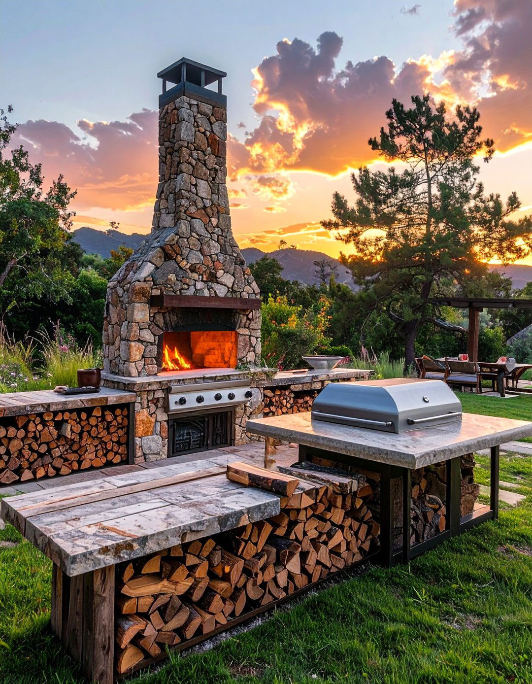 Wood Fired Outdoor Kitchen - 30 patio kitchen ideas