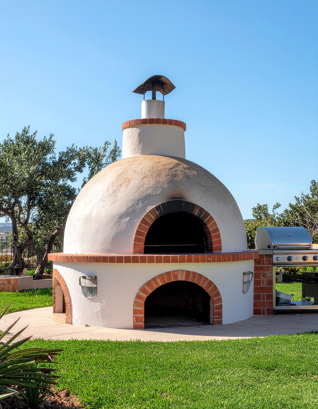 Wood Fired Pizza Oven - 30 outdoor kitchen grill ideas
