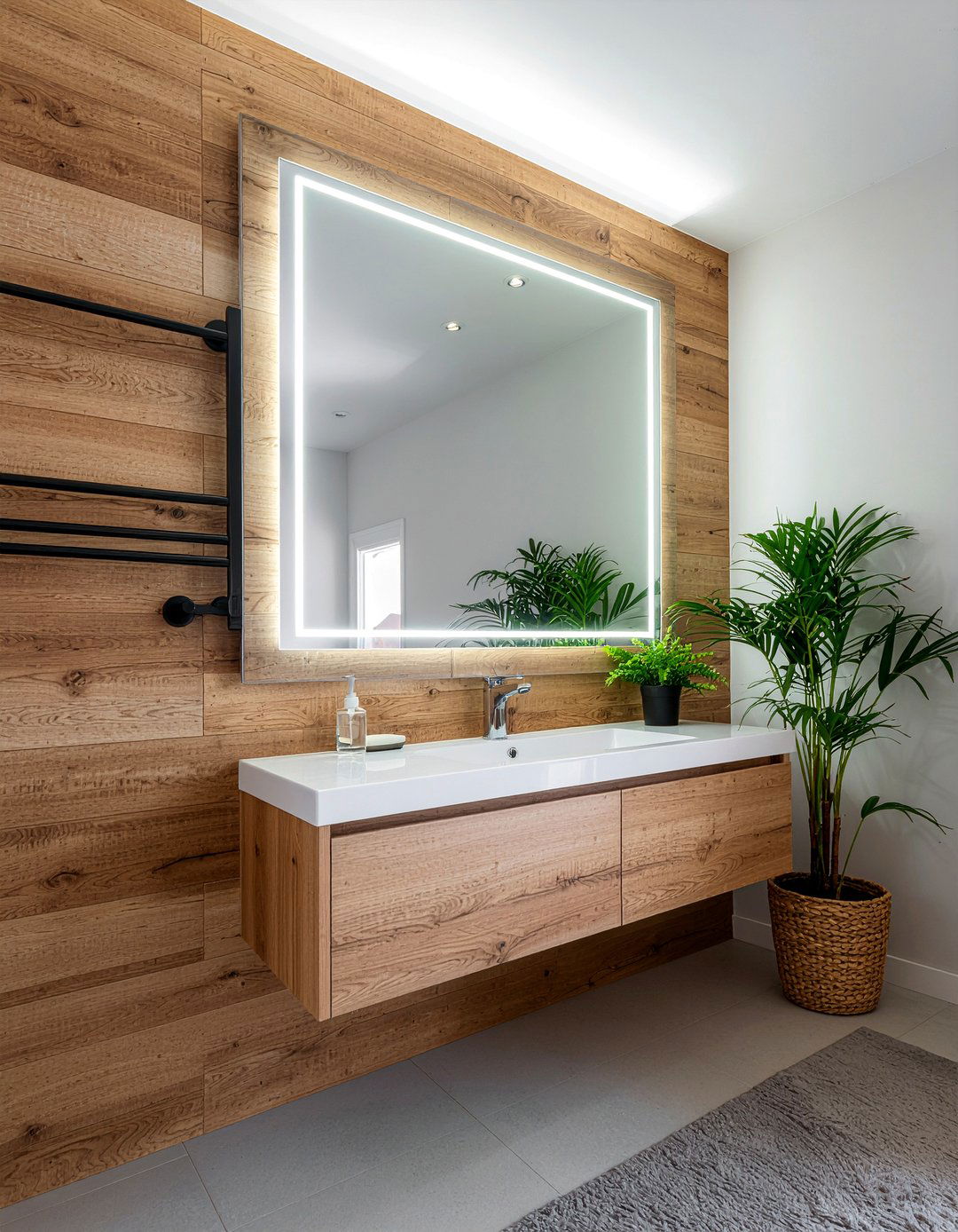 30 Modern LED Bathroom Mirror Ideas for a Luxury Glow