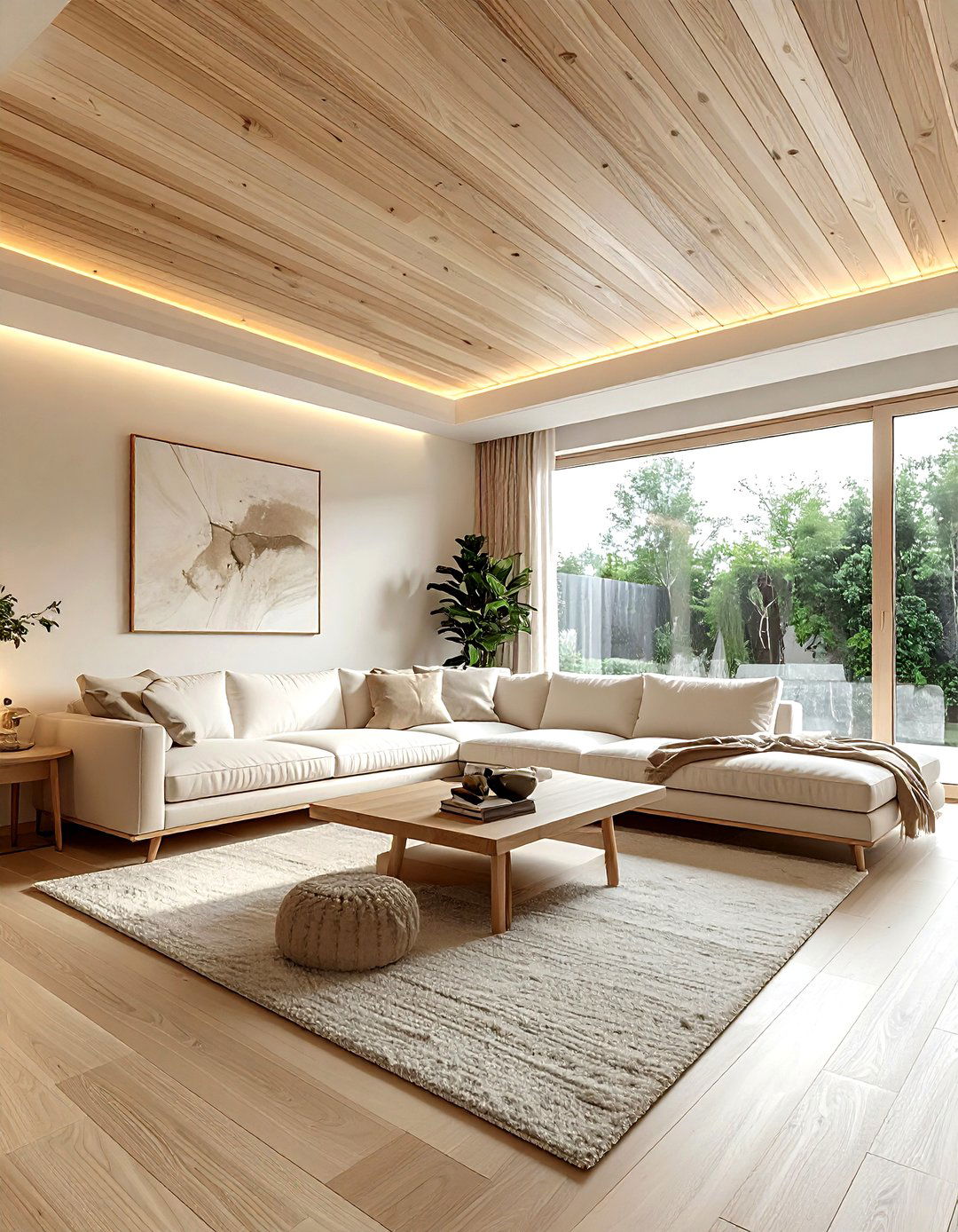 Wood Grain Ceiling Tile - 30 living room ceiling tile ideas