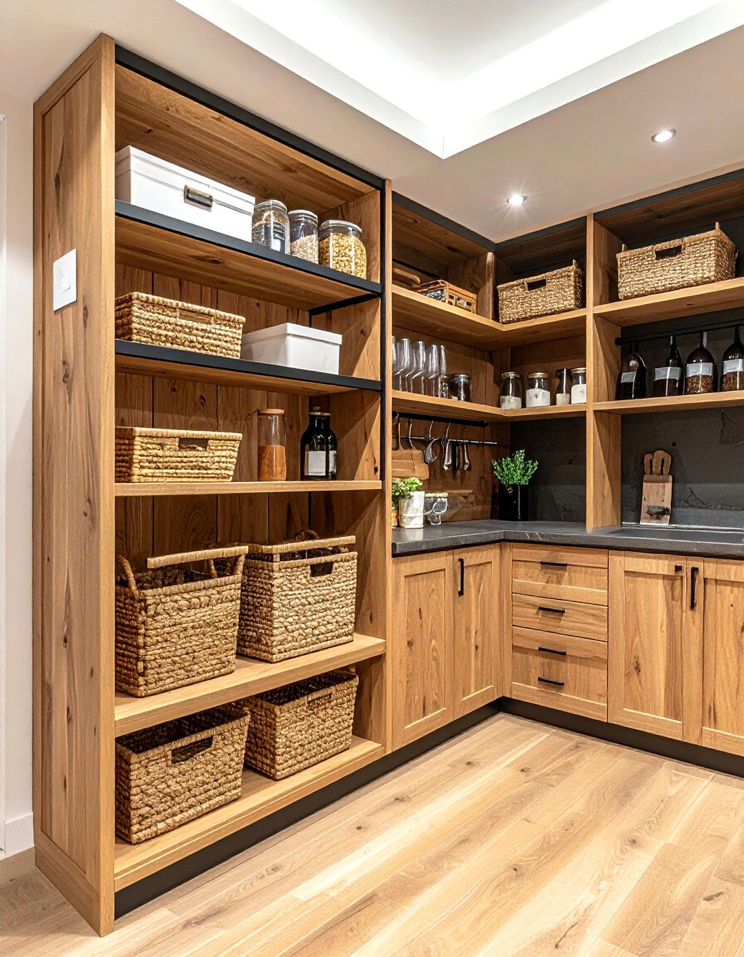 Wood Kitchen Pantry - 30 kitchen pantry ideas