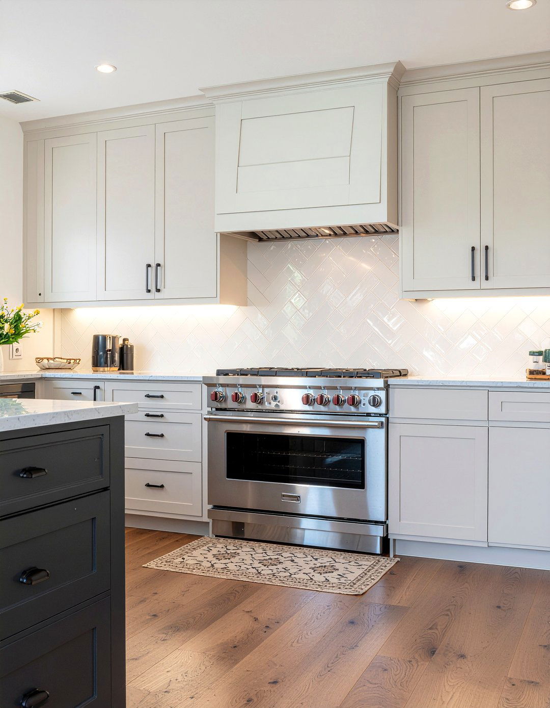 Wood Look Herringbone Backsplash - 30 herringbone backsplash kitchen ideas