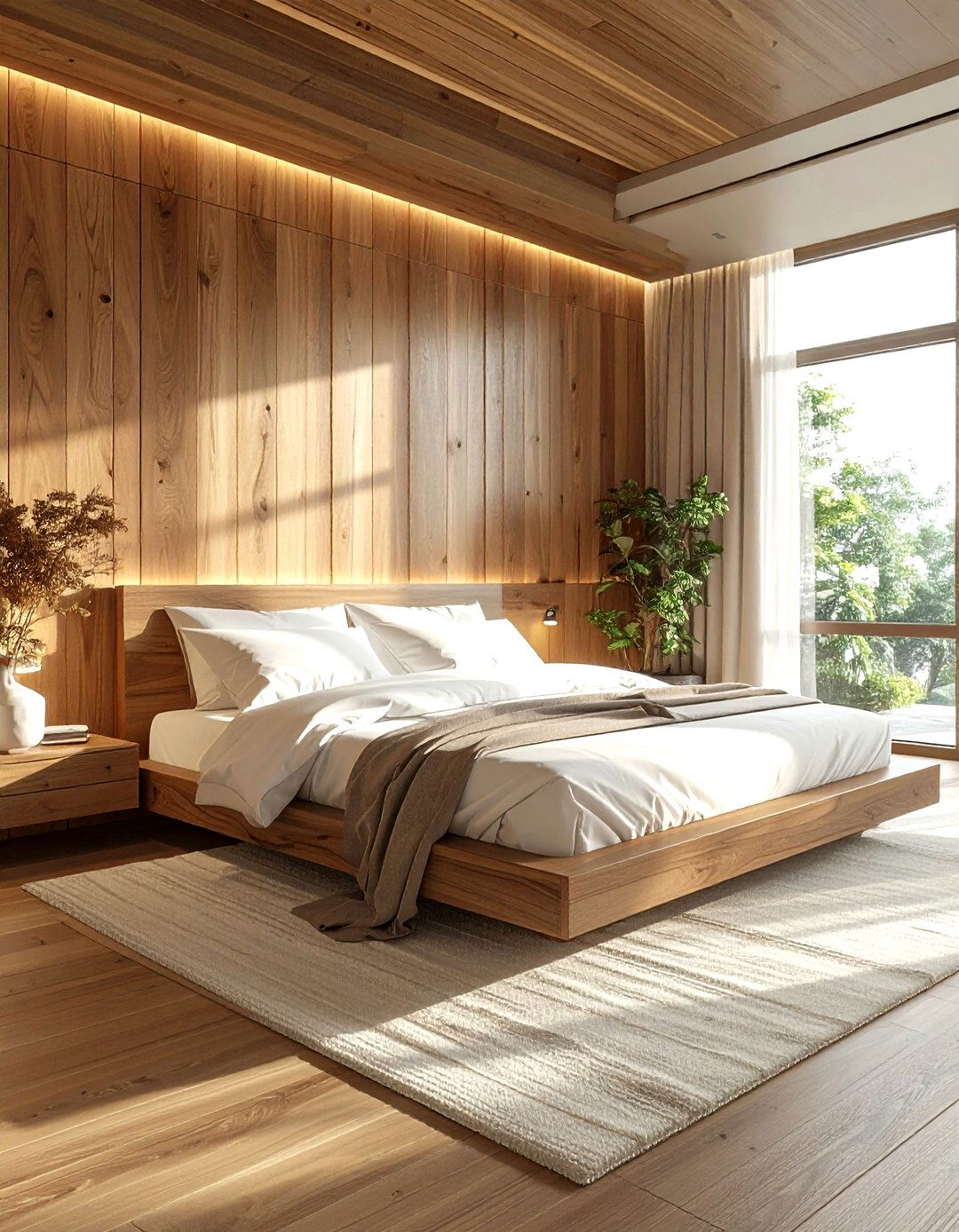 Wood Minimalist Bedroom - 30 minimalist bedroom ideas
