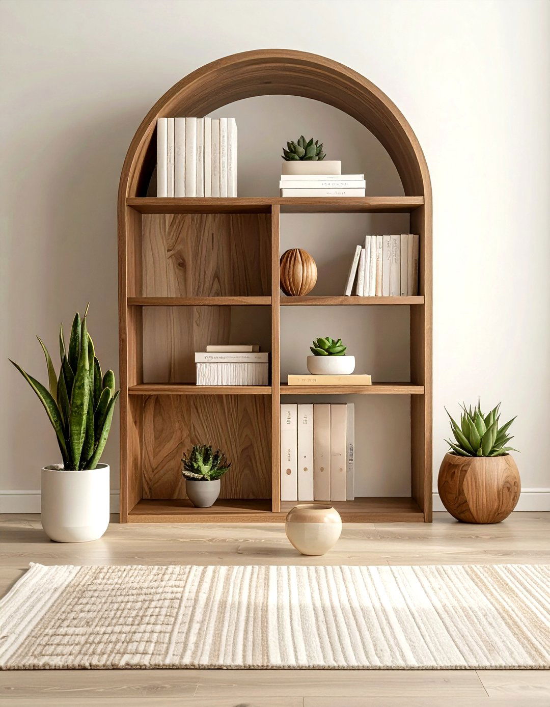 Wood Orb Shelf Accent - 30 orb decor ideas