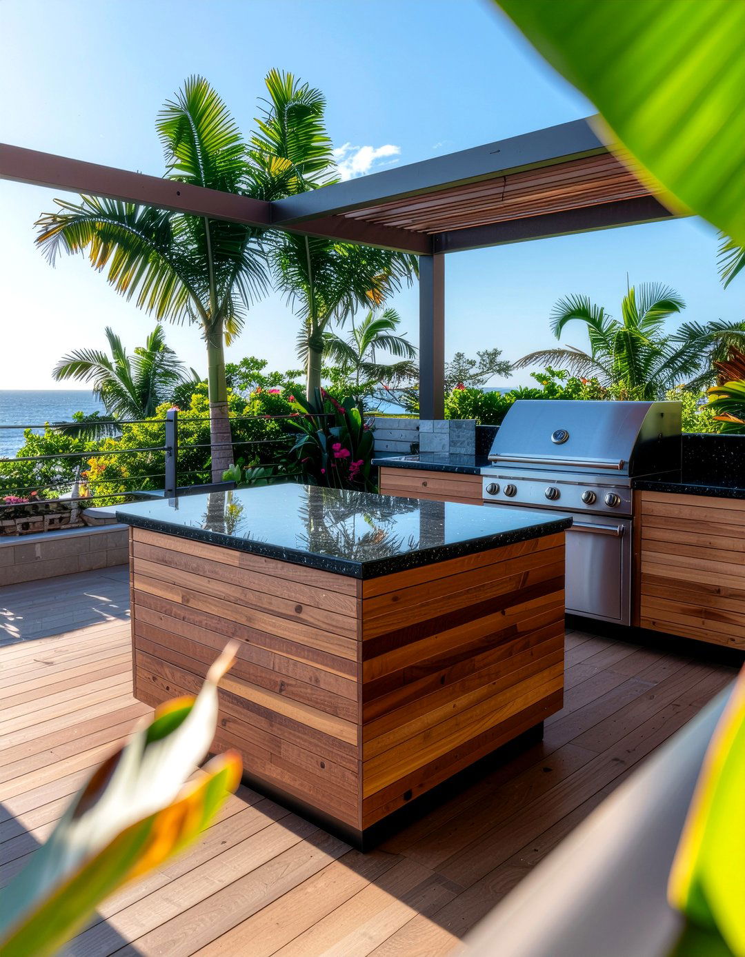 Wood Outdoor Kitchen Island - 30 outdoor kitchen island ideas