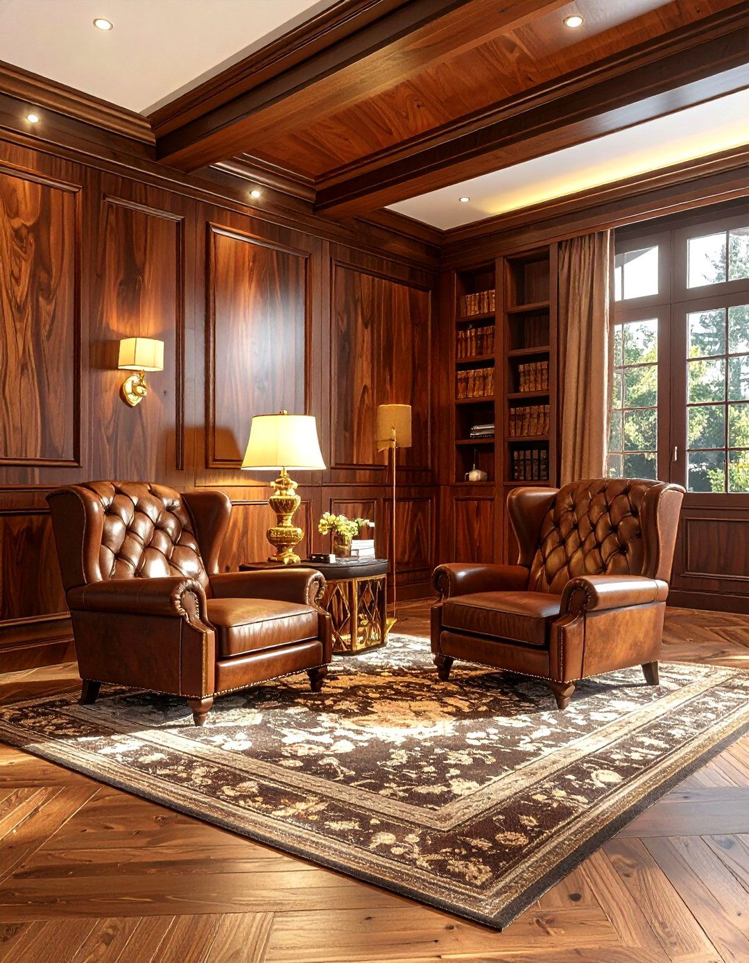 Wood Panel Wallpaper Living Room - 30 living room wallpaper ideas