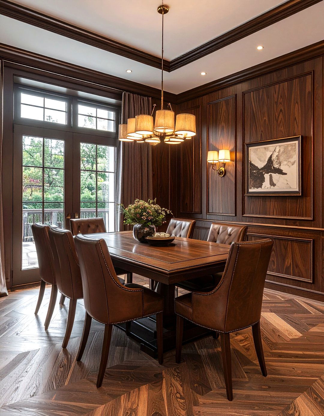 Wood Paneled Dining Room - 30 unique dining room ideas