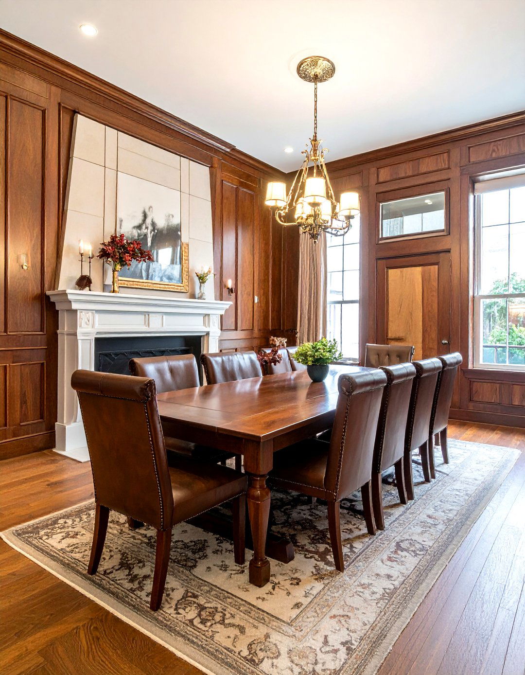 Wood Paneling - 30 traditional entertaining dining ideas