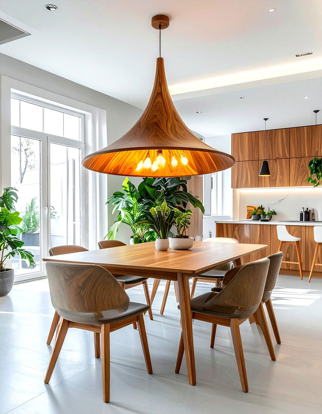 Wood Pendant Light - 30 pendant light ideas