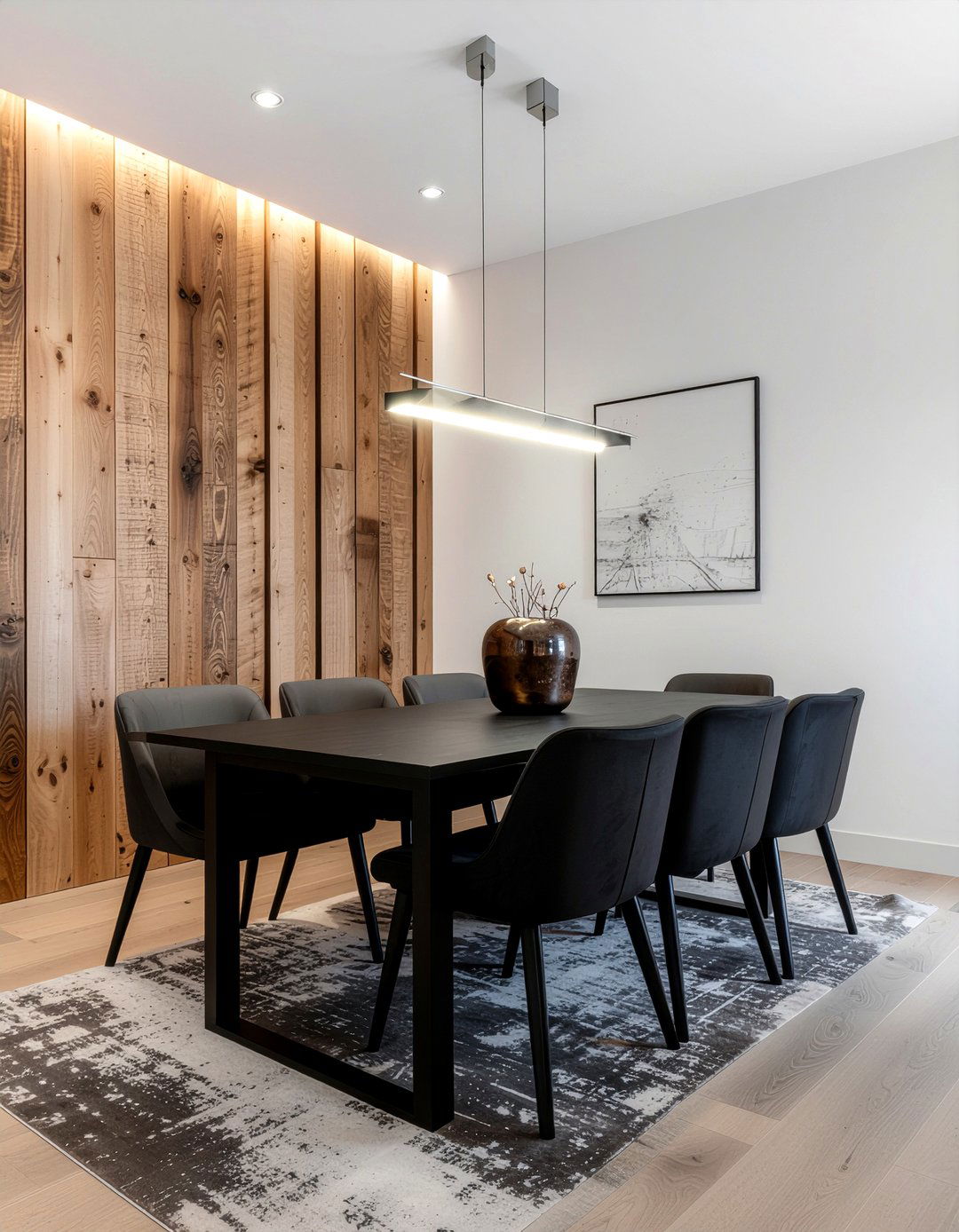 Wood Slat Wall - 30 dining room statement piece ideas