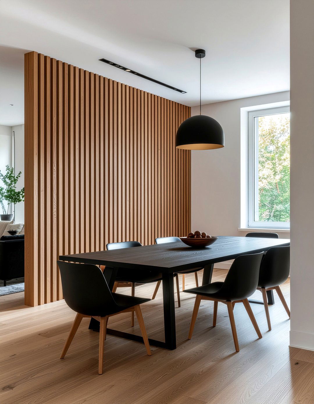 Wood Slat Wall - 30 dining room update ideas