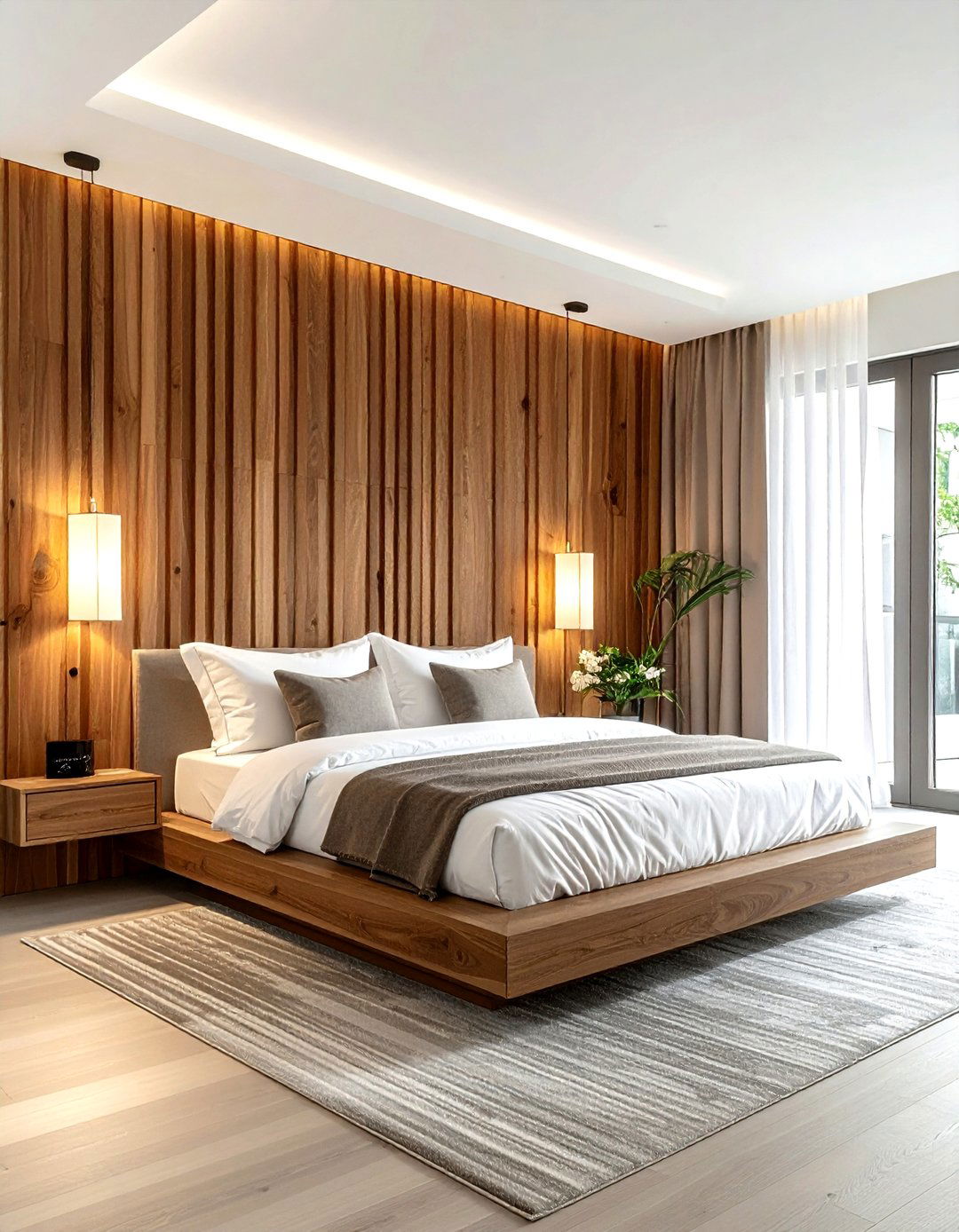 Wood Slat Wall - 30 dramatic decor ideas