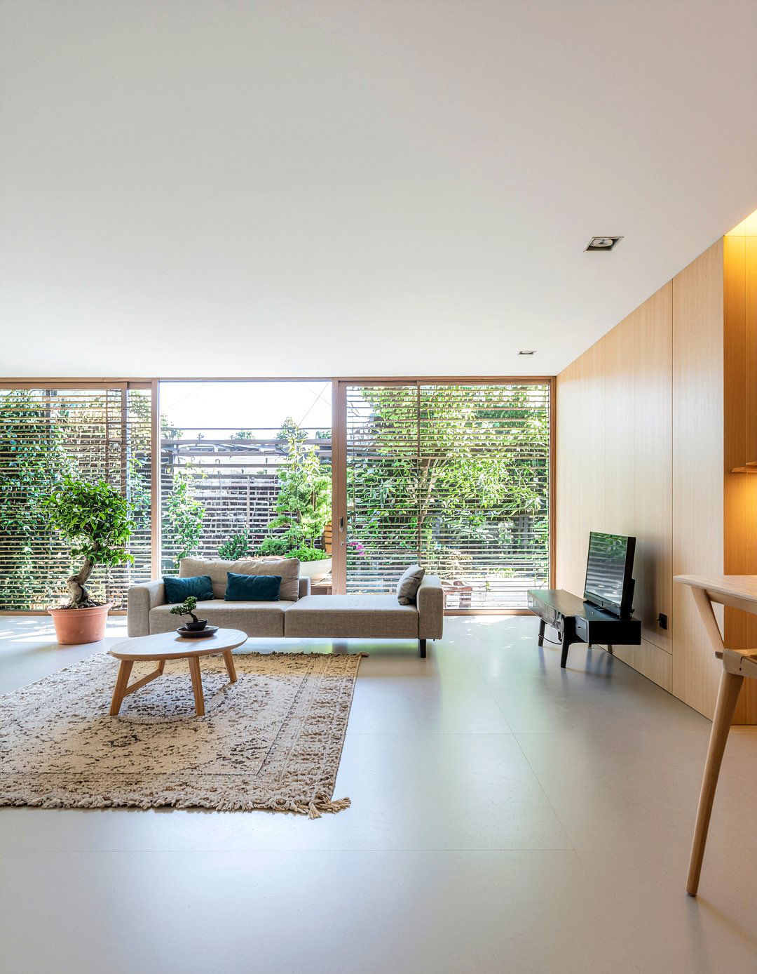 Wood Slat Wallpaper - 30 living room removable wallpapers