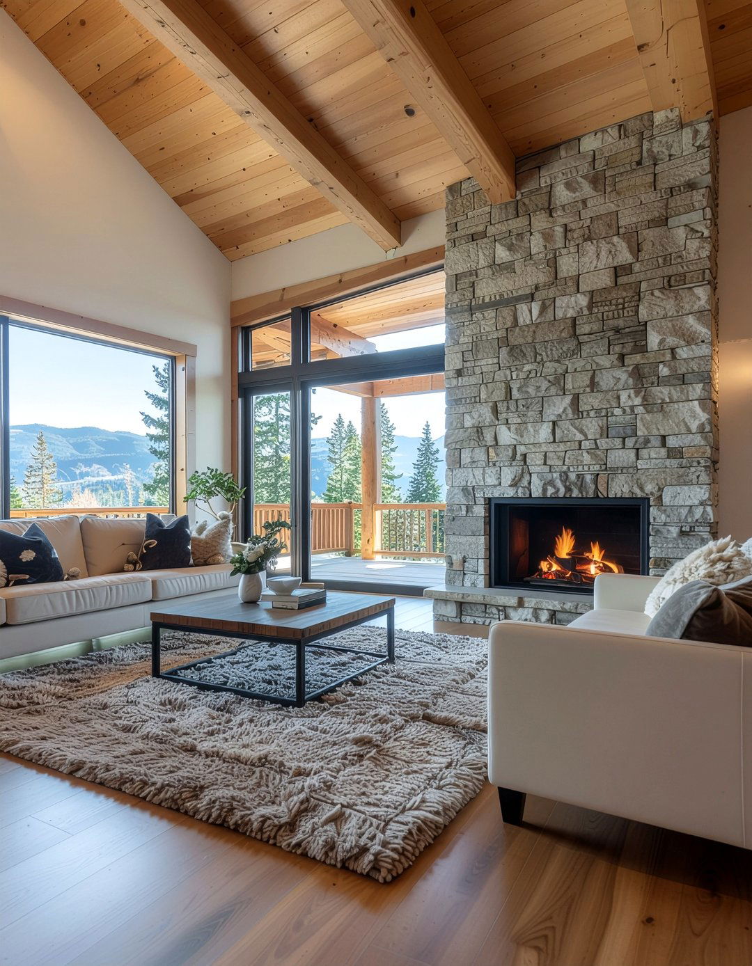 Wood Slat Wallpaper - 30 living room textured wallpapers